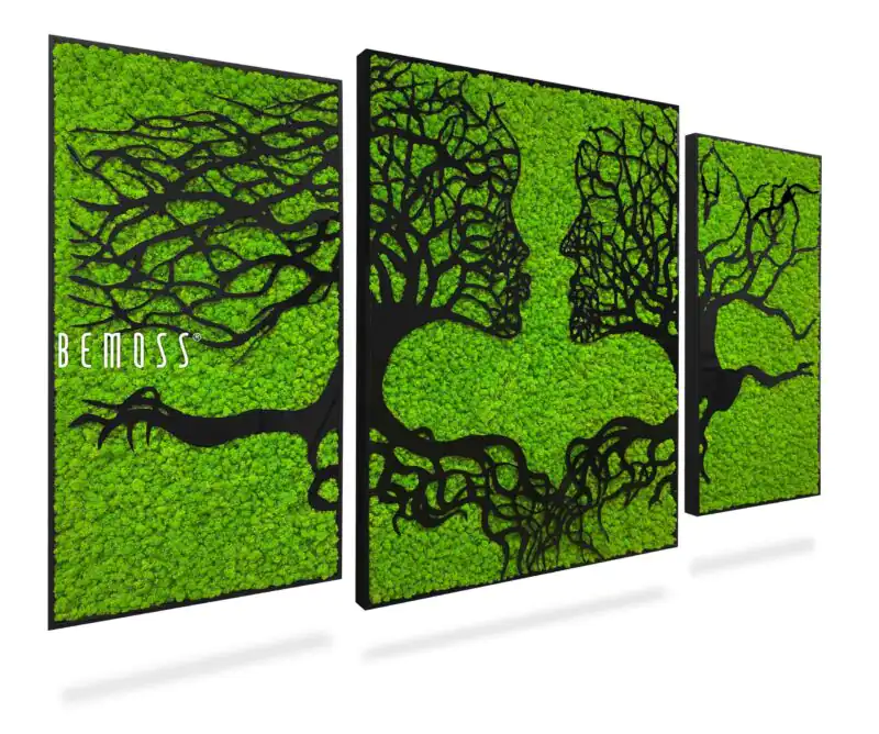 Moosbild Kuss der Natur (114x195cm)