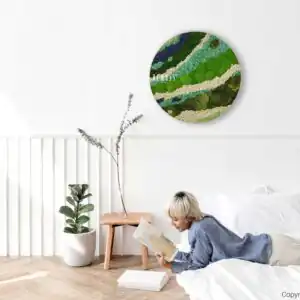 Moosbild Rund BEMOSS® ORTHO SWIRL - Thumbnail Image 2