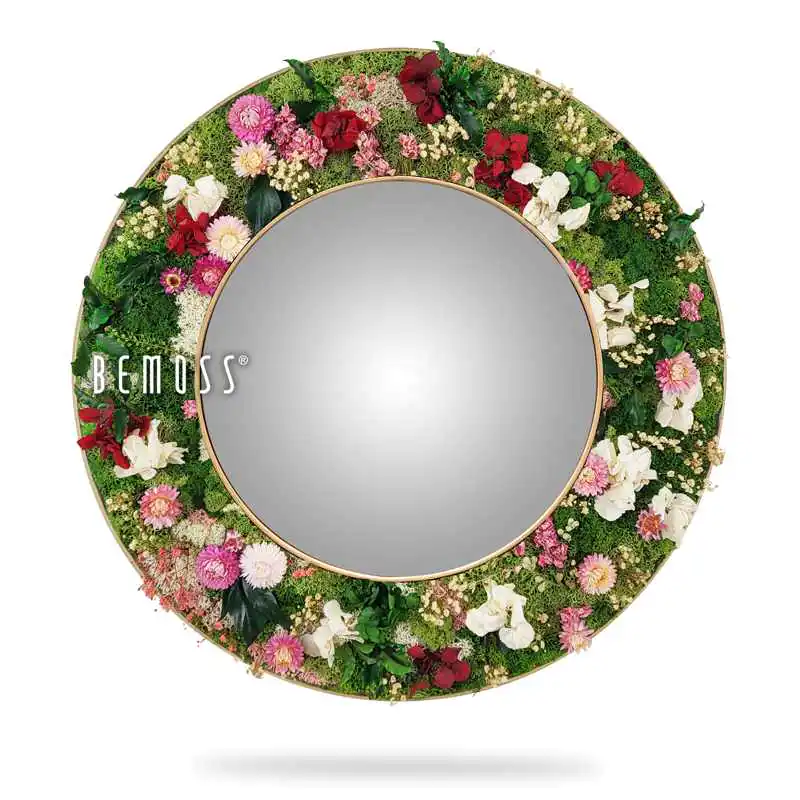 Runder Spiegel PFLANZEN Huelma